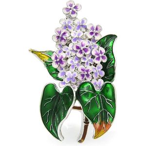 Broche 022 Bloem paars