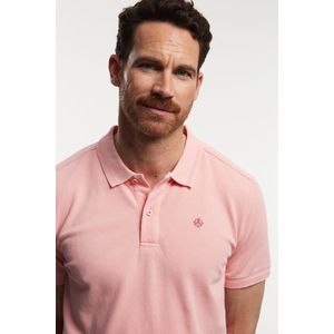 Pilot - Polo - Roze - Katoen - Korte Mouwen - Geborduurd Logo
