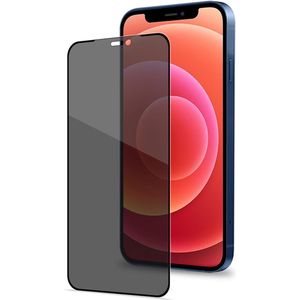 Celly - Privacy Full Glass Screenprotector iPhone 13 Mini - Glas - Transparant