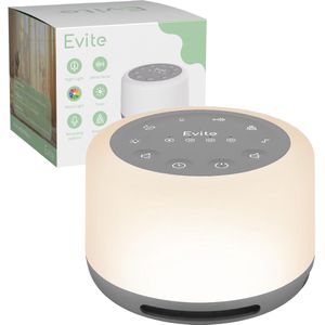 Evite White Noise Machine Baby - Witte Ruis Machine - 30 Geluiden - Draadloos