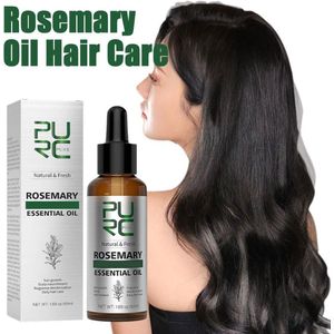 PURC | 100% Puur | Rozemarijnolie | Gember olie | Cocos olie | Olijfolie | Sterkere Haargroei | Aromatherapie, haarverdikking, essentiële oliën, Anti-Haaruitval, hoofdhuidbehandeling | Rosemary Oil - Haar Olie - Haarverzorging - Haargroei serum