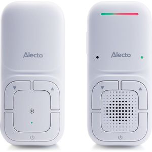 Alecto Babyfoon - Audio Babyfoon - Full Eco DECT - Lange stand-by tijd - DBX130 - Wit
