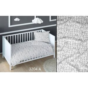 Katoen - Kussensloop - 70x80 cm - Zwart/Wit - Kattenmotief