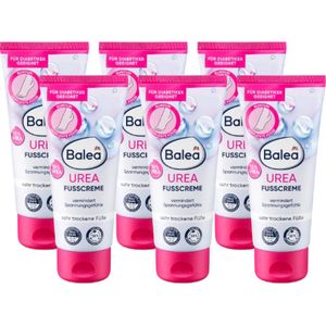 Balea Voetcrème met 10% Ureum - VOORDEELVERPAKKING - 6x 100ml | Geschikt voor diabetici