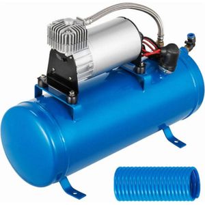 Velox Luchthoorn Met Compressor - 120 / 150 Psi - Luchttoeter - Auto Toeter - Toeter - Claxon - 12V - Toeter Voor Auto Vrachtwagen Boot Camper - Auto Accessoires - Complete Set