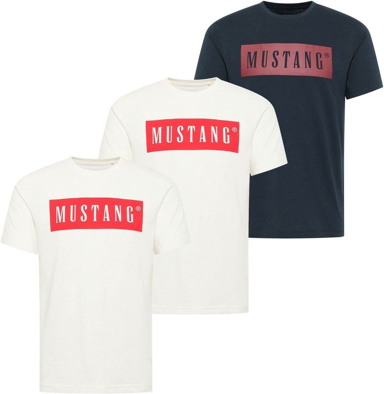 Mustang T-shirt Style Austin 3P Set van 3