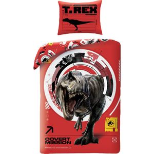 Jurassic World Dekbedovertrek Covert Mission - 140 x 200 cm + 70 x 90 cm - Polyester