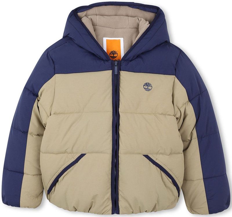 Timberland - T60554 - Puffer Jas - Beige - 14 Years Jongens