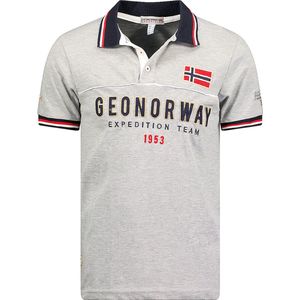 Polo Shirt Heren Grijs Geographical Norway Expedition Kerato - S