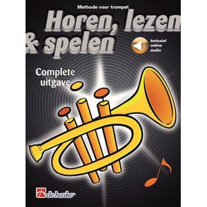 Horen, Lezen & Spelen voor Trompet complete uitgave (Boek + online Audio)