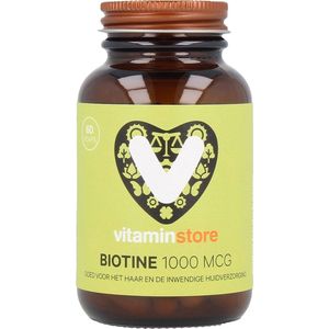 Vitaminstore - Biotine 1000 mcg (biotin) - 60 vegicaps
