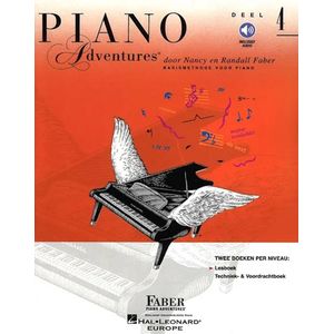 Piano Adventures Lesboek 4 ( Boek + Audio Online )