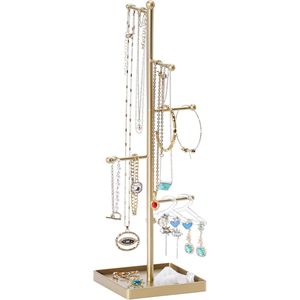 Sieraden Organizer met Oorbellen Hanger en Ketting Houder voor Vrouwen en Meisjes