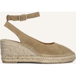 Ayana - Yu 669 - Espadrilles - Taupe - Dames - Leer
