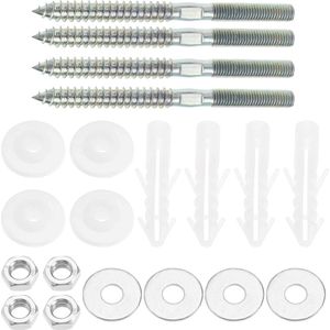 Wastafel Badkamer Dual-Thread Zelftappende Schroeven - Universele Bevestiging Set