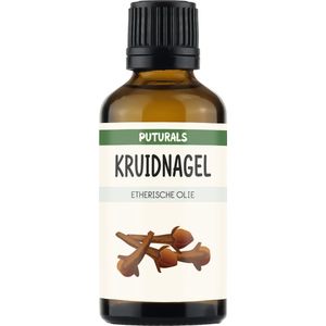 Kruidnagelolie 100% Biologisch & Puur - 50ml - Kruidnagelolie of Clove Bud Oil voor Kiespijn en Tandvleesverzorging - Rijk aan Eugenol - Te Gebruiken voor Huid- en Haarverzorging of als Geurolie voor Ontspanning - Puur en COSMOS Gecertificeerd