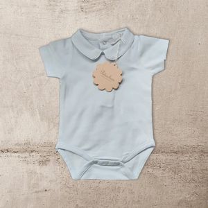 Patachou Body/Romper Jersey | Lichtblauw | newborn| maat 56