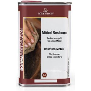 Borma Wachs Meubel Restauro restauratie olie kleur Midden Hout - 500ml