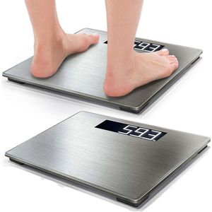 DailySupplies® Personenweegschaal - Weegschaal - Digitaal - Zilver