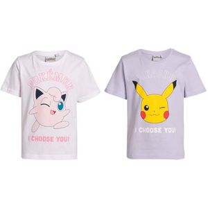 Pokemon kinder t-shirts 2 stuks MAAT 104/110