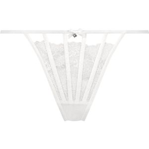 Hunkemöller Dames Lingerie String Maxime - Wit - maat L