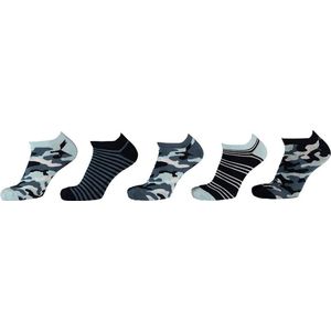 iN ControL 5pack sneakersocks ARMY blue 27/30