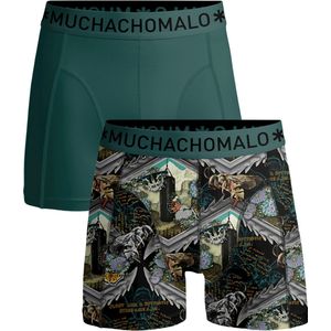 Muchachomalo Heren Boxershorts - 2 Pack - Maat S - Mannen Onderbroeken