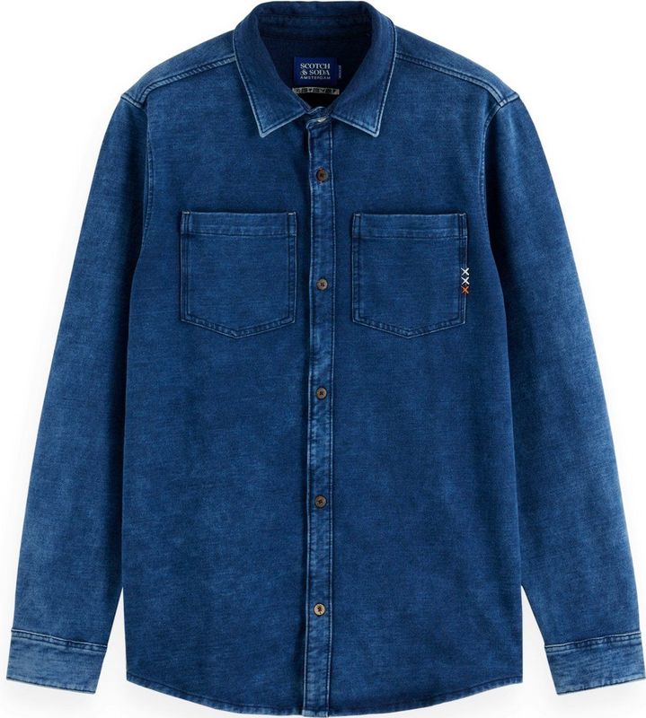 Scotch & Soda - Chic Indigo - Overhemd - Lange Mouwen - Indigo