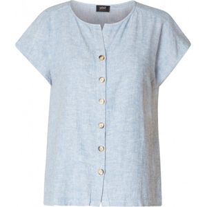 YESTA Laluna Blouse - French Blue - maat 4(54/56)