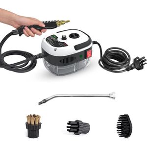 Ghani Winkeltje Draagbare hoge temperatuur reinigingsmachine - stoomreiniger - tapijtreiniger - auto reiniger - airco cleaner handstoomreiniger - schoonmaak Wit/Zwart