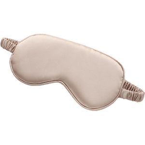 Elegante satijnen slaapmasker - Creme