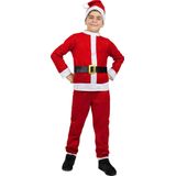 FUNIDELIA Kerstman kostuum voor jongens - 3-4 jaar (98-110 cm) - Rood