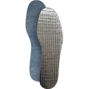 Ronilux Alu Inlegzool - Winter Inlegzool met Aluminiumfolie - Tegen koude voeten - Isolerend - Maat 38/39