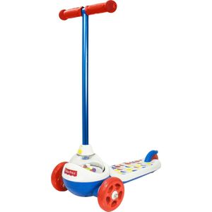 Fisher-Price Kinderstep Popping Scooter - Extra Breed en Stabiel voor Beginners