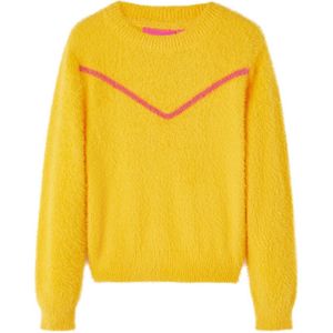 vidaXL - Kindertrui - gebreid - 116 - donkeroker