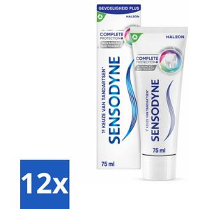 Sensodyne - Tandpasta - Complete Protection+ - Advanced Whitening - 75ml x 12