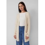 s.Oliver - Vest - Beige mêlee - Met Opgestikte Zakken