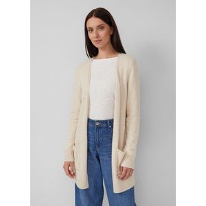 s.Oliver - Vest - Beige mêlee - Met Opgestikte Zakken