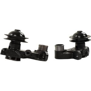 Waterpomp met platte kop, krachtige gietijzeren vrachtwagen-waterpompen, zwart, efficiënt - 2 stuks voor voertuigen