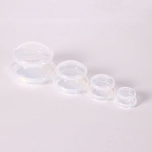 4 stuks siliconen cups - Cupping cups - Cupping Set - Cellulite Cups - Cupping For Cellulite - vacuüm cup - Voor het verminderen van cellulitis anti-aging verlicht pijn en gewrichten voor billen, nek, lichaam - Transparant