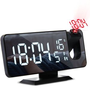 Vivid Green Digitale Wekkerradio met Projectie - Wekkers Digitaal - Projectiewekker - Projectieklok