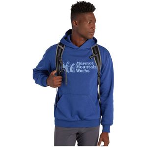 Marmot Mountain Works Hoodie Blauw L Man