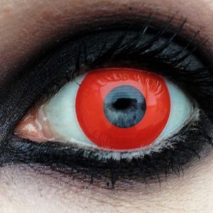 Bloody Red - 1 dag fun lenzen - Halloween Carnaval Party - XtremeEyez - per 2 - MesmerEyez