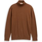 TOM TAILOR DENIM - Shirt - Ombregrijs - Ronde Hals - Halve Mouw