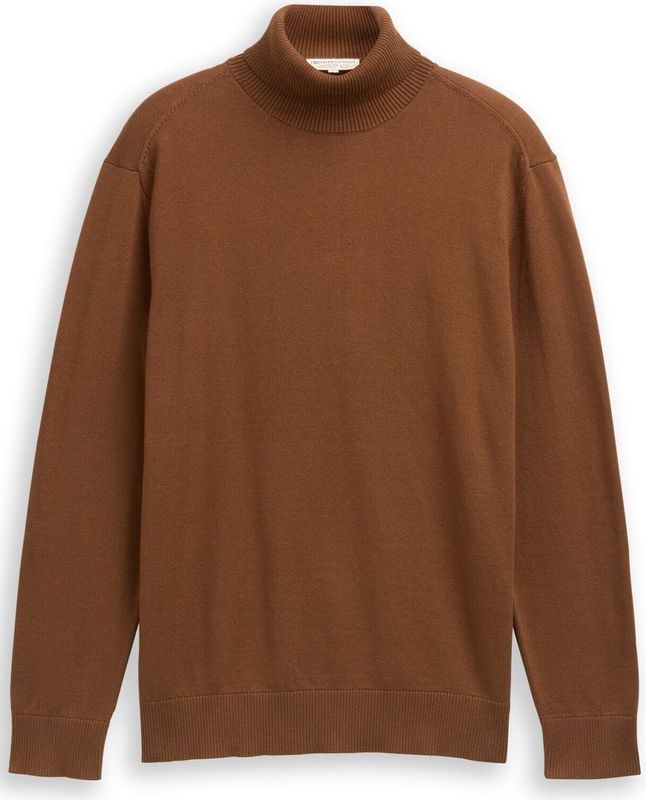 TOM TAILOR DENIM - Shirt - Ombregrijs - Ronde Hals - Halve Mouw