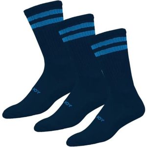 Footjoy ComfortSof Crew Golfsokken 3 paar Heren Lang Navy 39-46