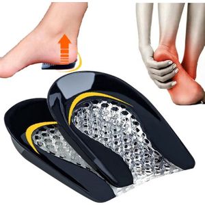 Hielspoor Inlegzolen I Zooltjes I Hiel Zooltjes I Hielbeschermers I Steunzolen I Maat 41-46 I Zwart