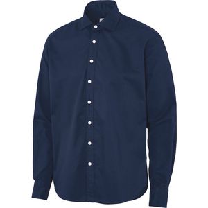Cottover SHIRT TWILL COMFORT MAN - GOTS GECERTIFICEERD 141038 - Marine - 36