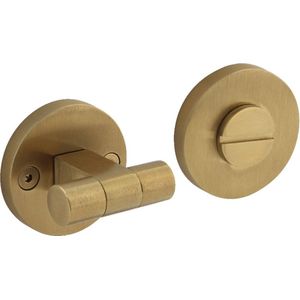 Intersteel WC-sluiting Shiraat Grand&Johnson éénzijdig verdekt bediening links ø55x8mm PVD messing mat