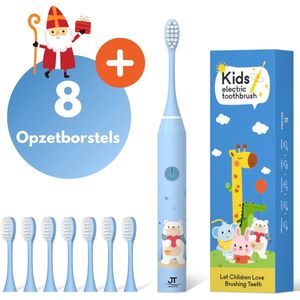 Sonische Elektrische Baby Tandenborstel Blauw Ijsbeer – Vanaf 3 Jaar - Oplaadbaar - Met Timer - 5 Poetsstanden - Peuter - Kind - Waterdicht - Cadeau Baby - Elektrische Tandenborstel Kinderen - Kindertandenborstel - Electrische Tandenborstel